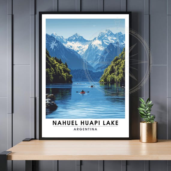 Nahuel Huapi Lake Poster Argentina Travel