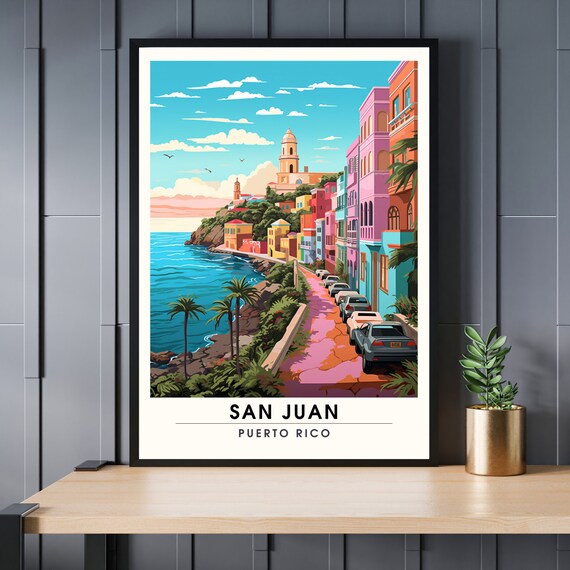 San Juan Puerto Rico Travel Poster Art Print