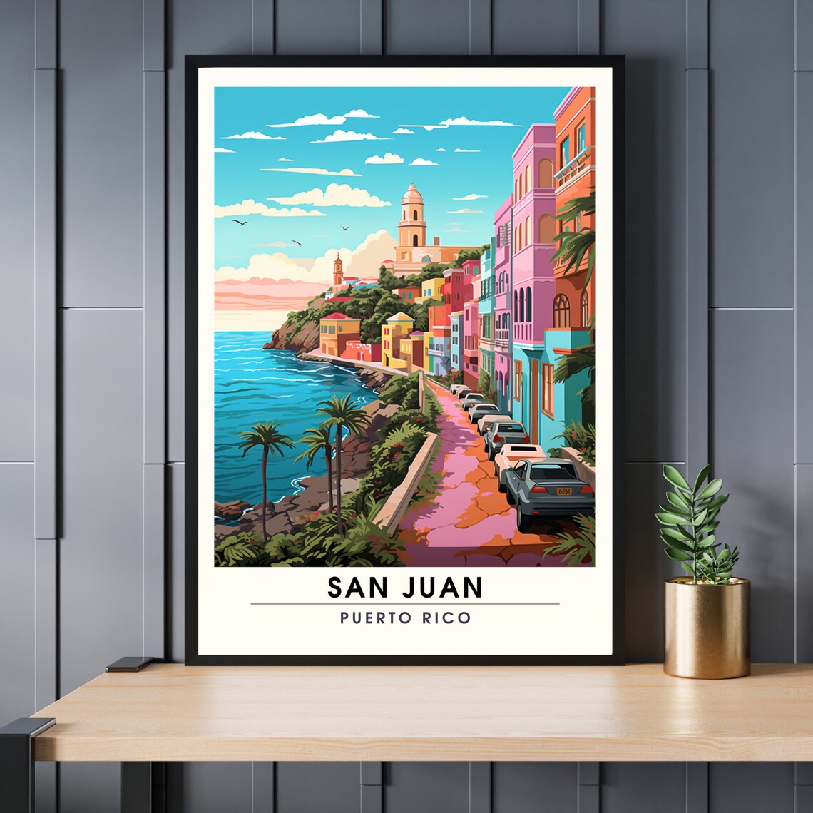 San Juan Puerto Rico Travel Poster Art Print