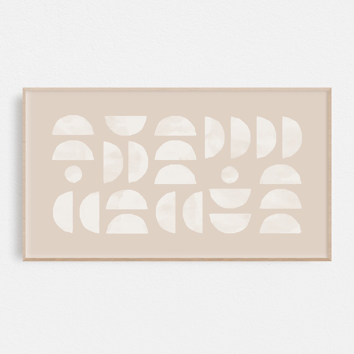 Modern Abstract Mid Century Frame TV Art Print