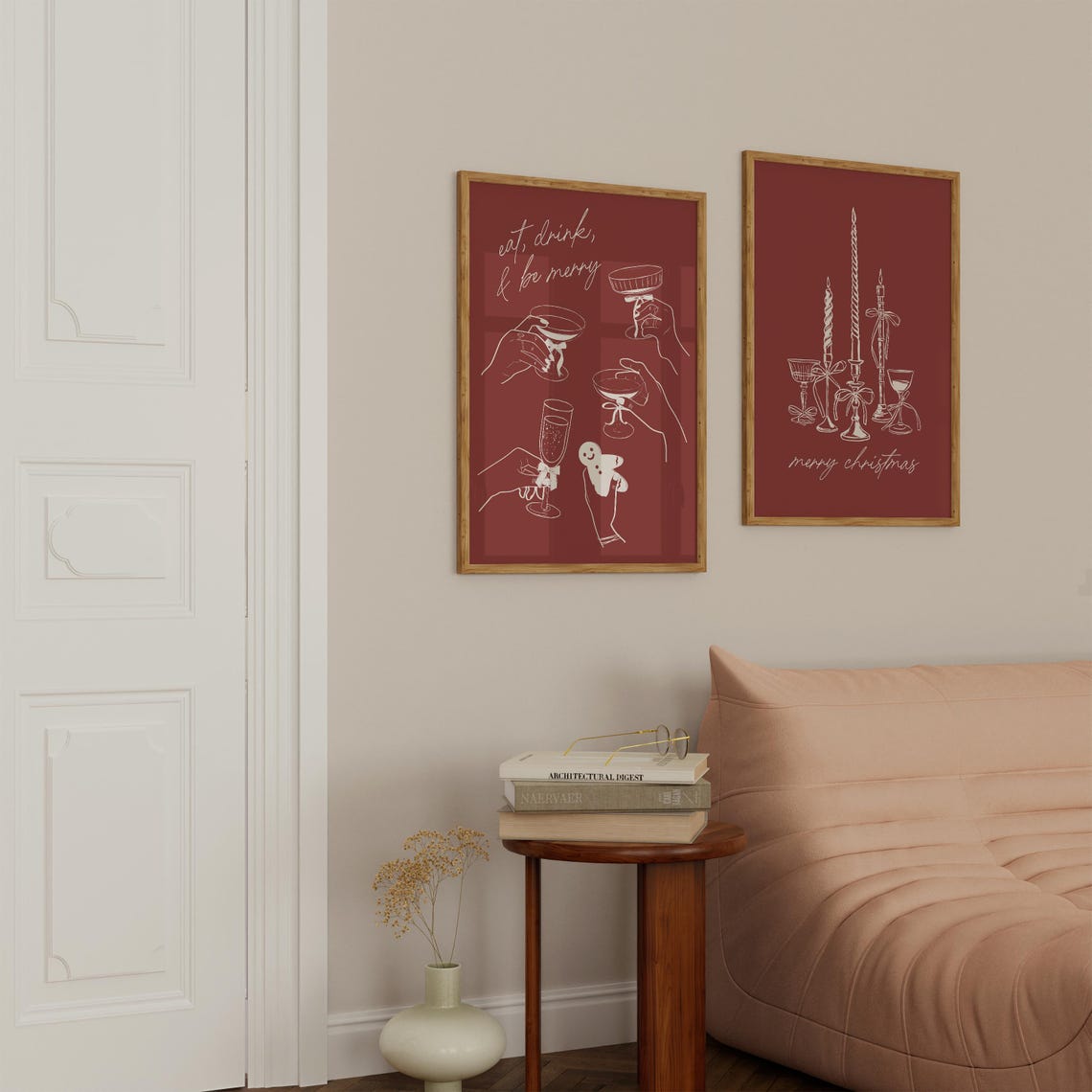 Wall Art Size Guide Showing Frame Ratios Against a Sofa Scale - Image 4