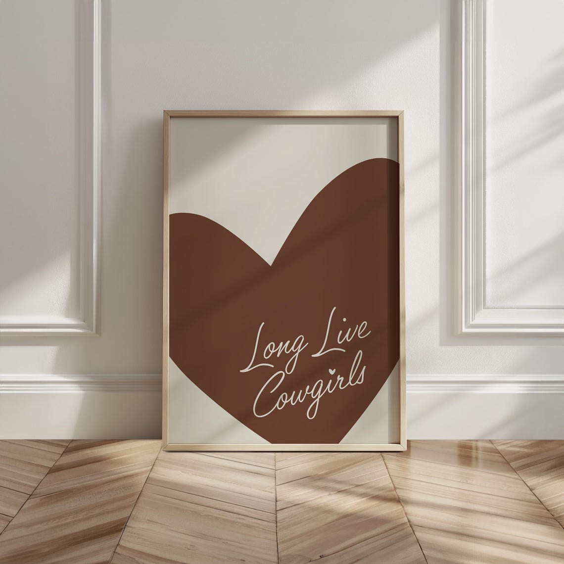 Brown Long Live Cowgirls Poster Trendy Wall Art Vintage Coastal Cowgirl Art For Dorm Room Wild West Print Retro Western Art - Image 6