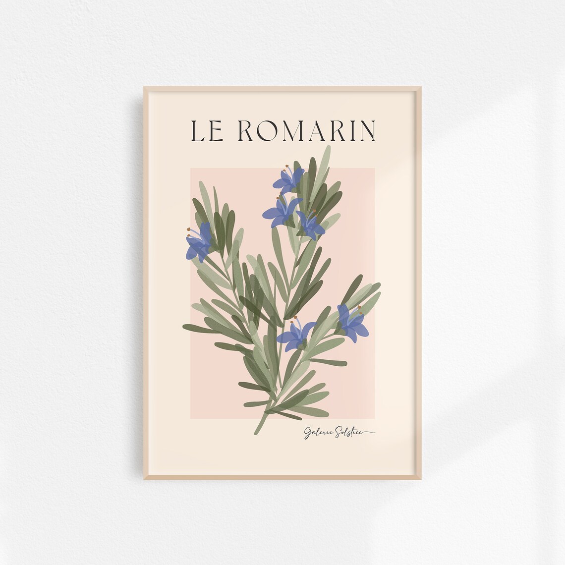 Rosemary Print, French Kitchen Botanical Art - Image 3