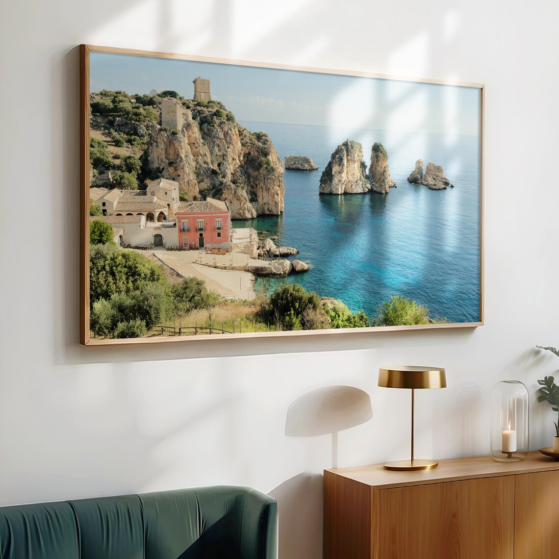 Tonnara Di Scopello Sicily Travel Art Print