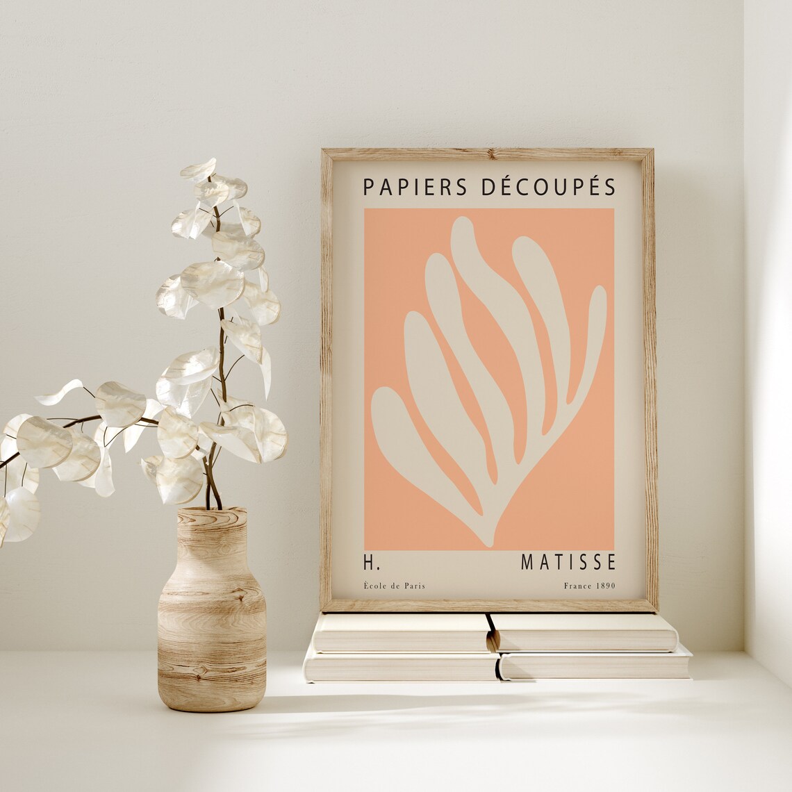 Henri Matisse Papiers Découpés Orange Leaf Cut Out Art Poster - Image 3