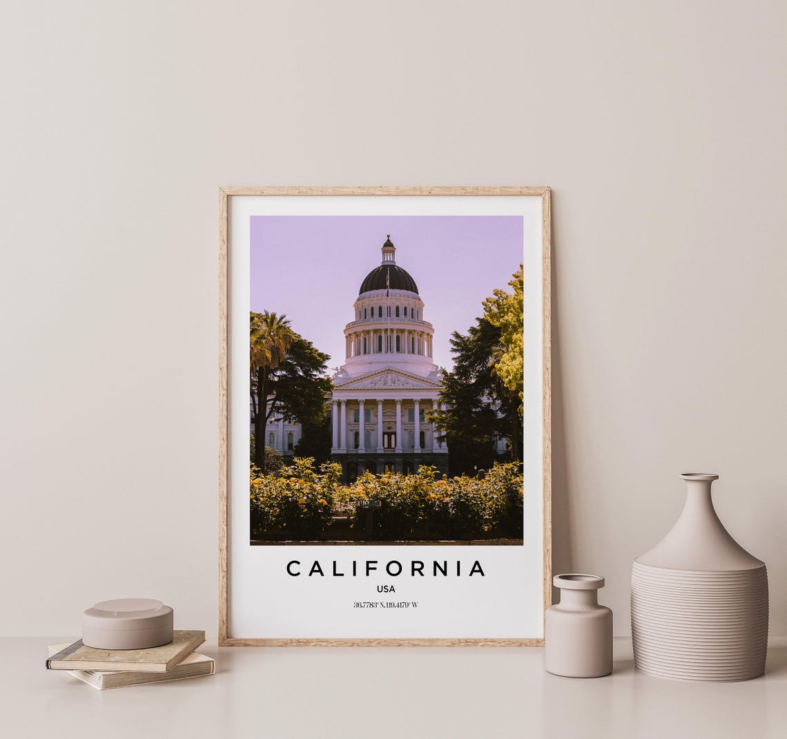 California Art California Print California Poster California Art California Photo California Map California Painting California Travel - Image 2