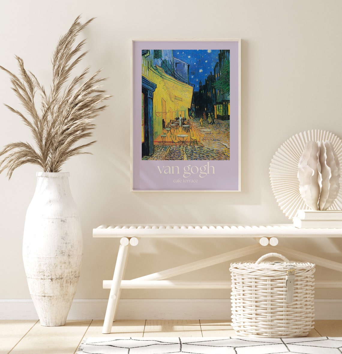 Van Gogh Cafe Terrace Night Arles Starry Yellow Night Cafe Poster - Image 3