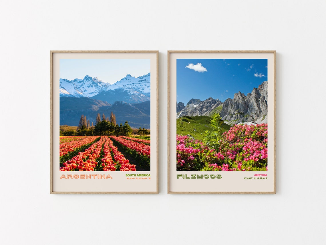 Argentina Travel Poster Argentina Print Argentina Photo Print Argentina Wall Decor Argentina Travel Art Argentina Picture Argentina 2 - Image 3