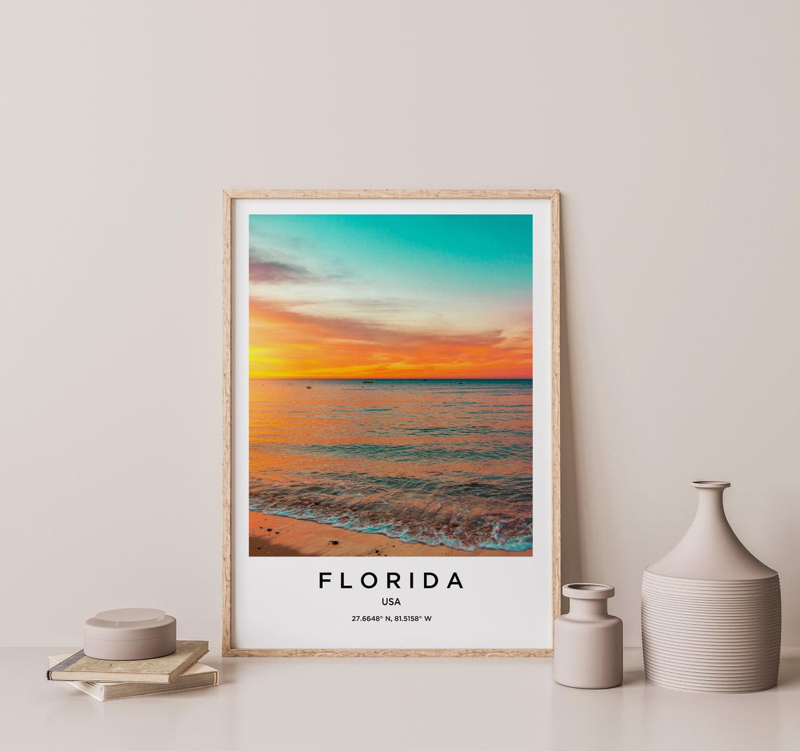 Sydney Opera House Dusk Waterfront Sails Florida Caption Print - Image 2