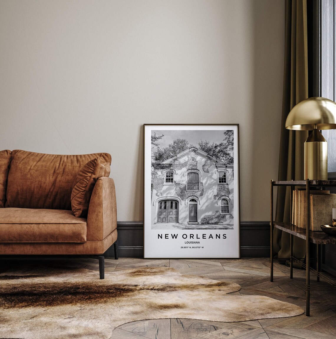 New Orleans Travel Poster, New Orleans Map - Image 3