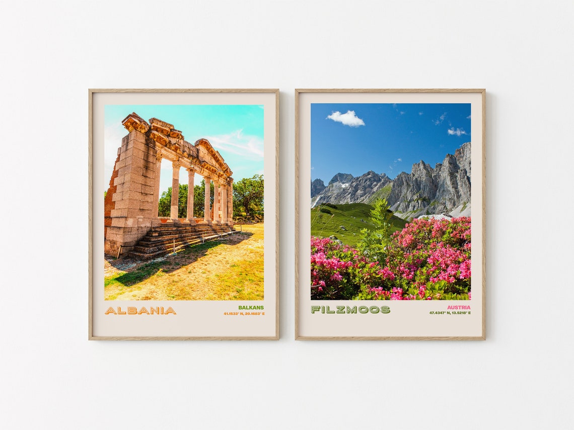 Albania Travel Poster Albania Print Albania Photo Print Albania Wall Decor Albania Travel Art Albania Albania Picture Albania 9 - Image 2
