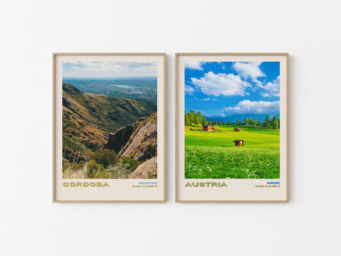 Cordoba Travel Poster Cordoba Print Cordoba Photo Print Cordoba Wall Decor Cordoba Travel Art Argentina Picture Cordoba 3 - Image 2