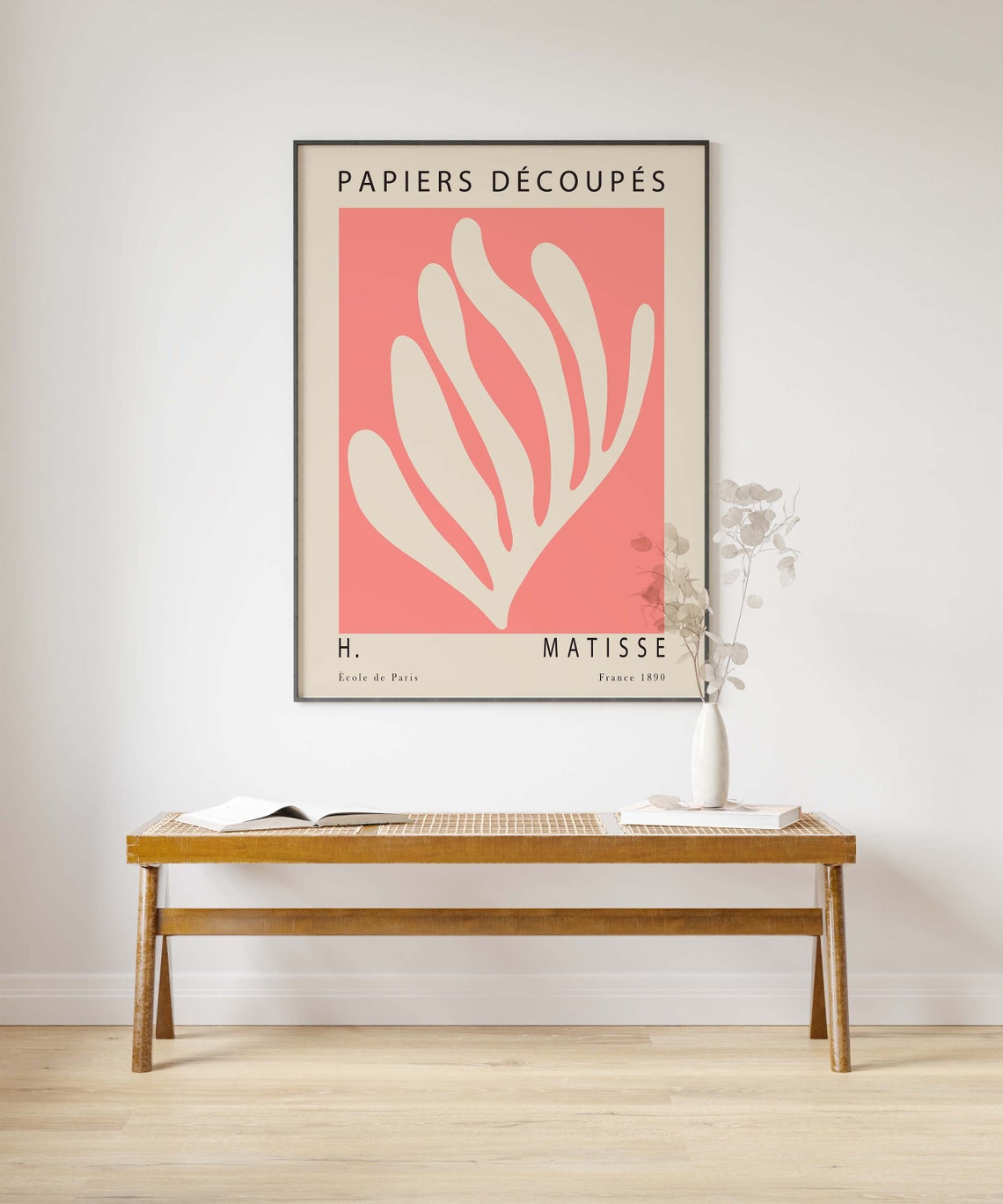 Henri Matisse Papiers Decoupes Coral Leaf Cut Out Art Poster - Image 2