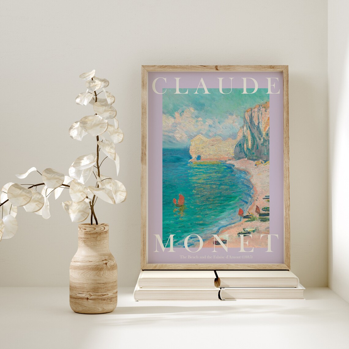 Claude Monet The Beach, Modern Vintage Poster - Image 3