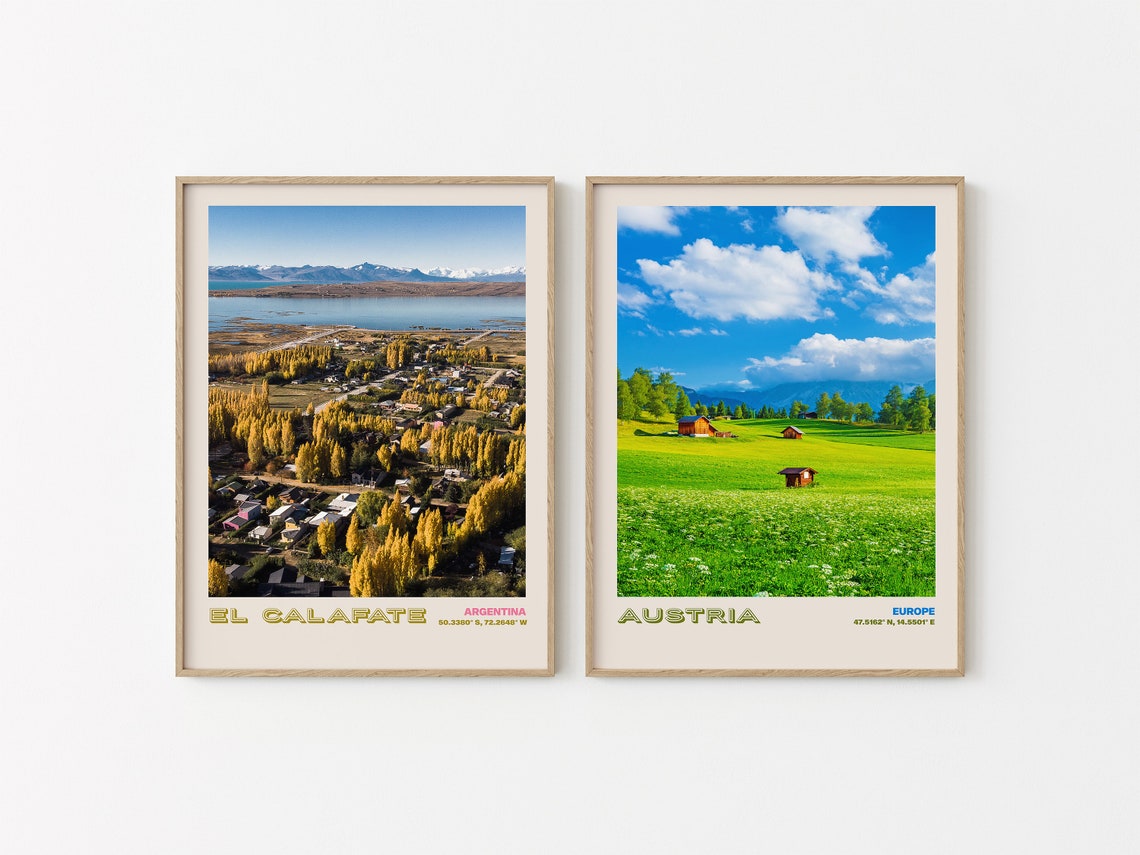 El Calafate Travel Poster El Calafate Print El Calafate Photo Print El Calafate Wall Decor El Calafate Travel Art El Calafate 4 - Image 2