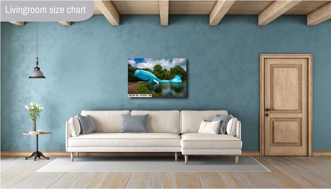 Blue Whale of Catoosa Route 66 Landmark Giant Whale Slide Poster - Image 4