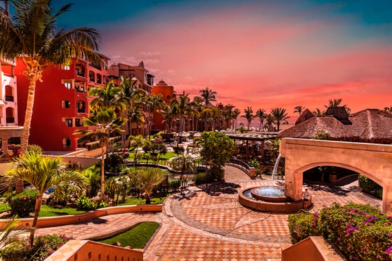 Cabo San Lucas Wall Art Playa Grande Resort Sunset Cabo San Lucas Art Cabo San Lucas Cabo Art Playa Grande Resort