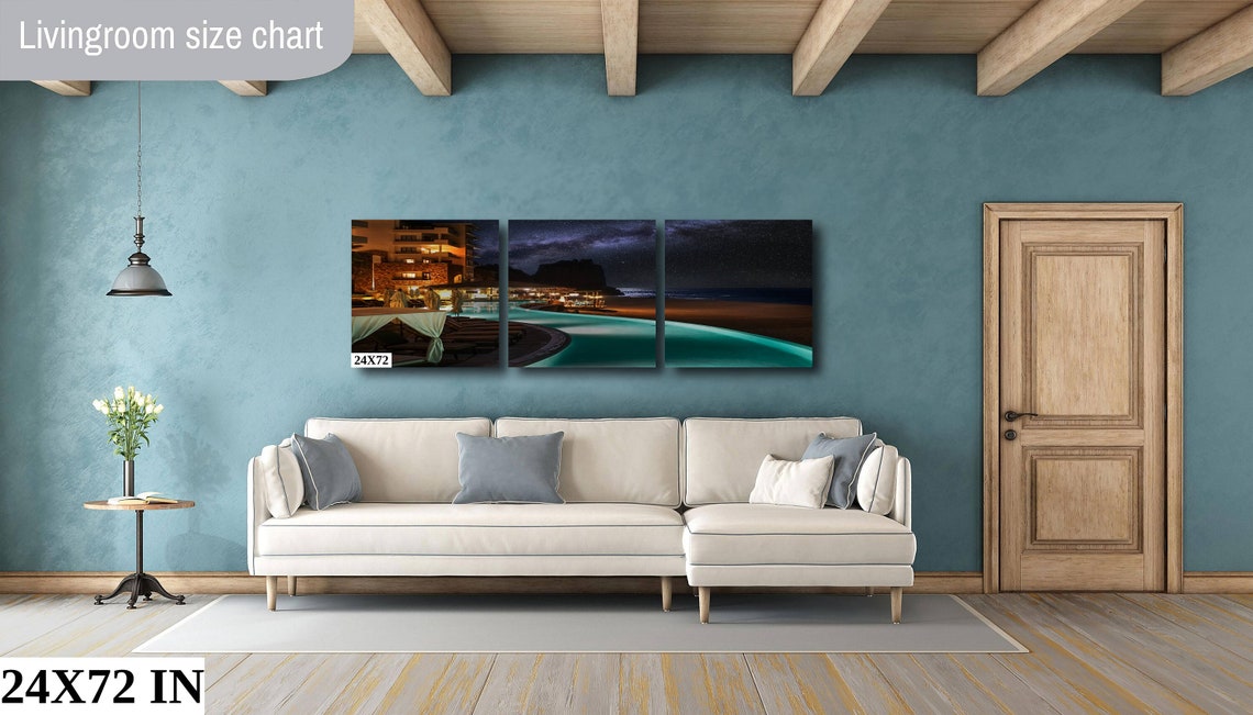 Grand Solmar Resort Cabo Night Pool Milky Way Starry Sky Poster - Image 3
