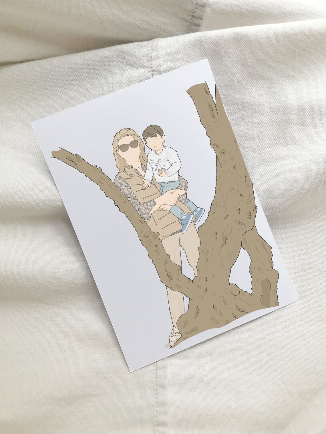 Personalized Mother's Day Gift, Custom Portrait - Image 2