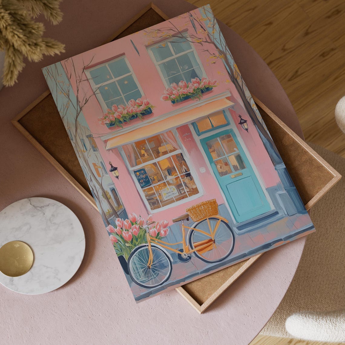 Amsterdam Cafe Art Print, Whimsical Nursery Decor - Image 4