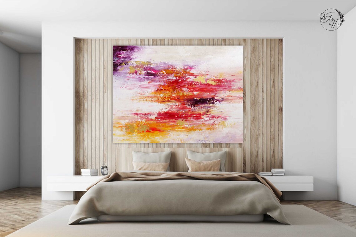 Abstract Oil Painting, Textured Modern Art Print - Image 4