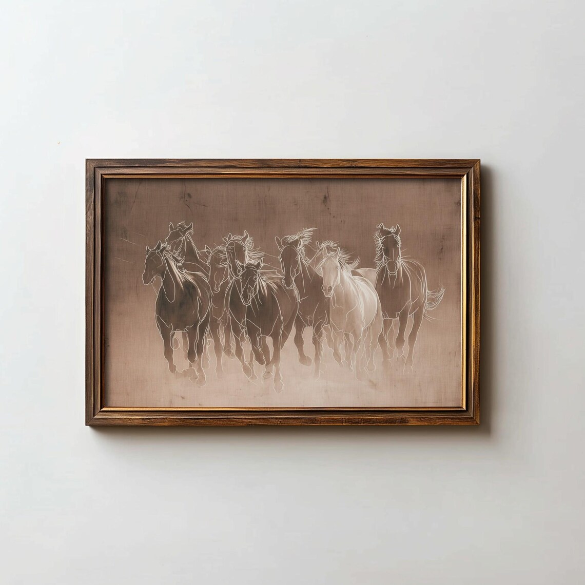 Minimalist Horse Art Print