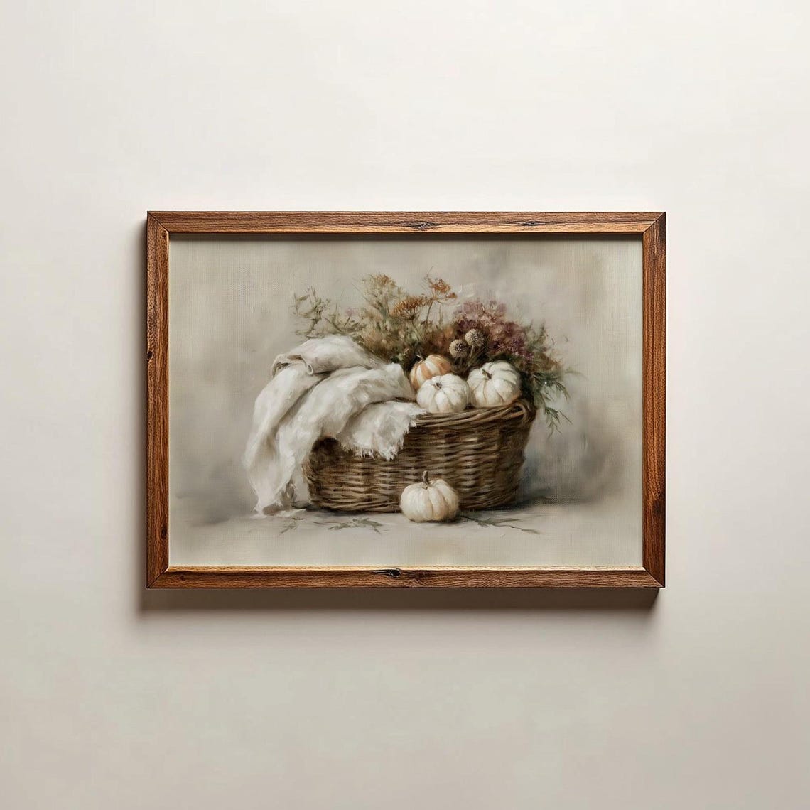 Still Life Autumn Print Fall Floral Art Cottagecore Wall Digital Download