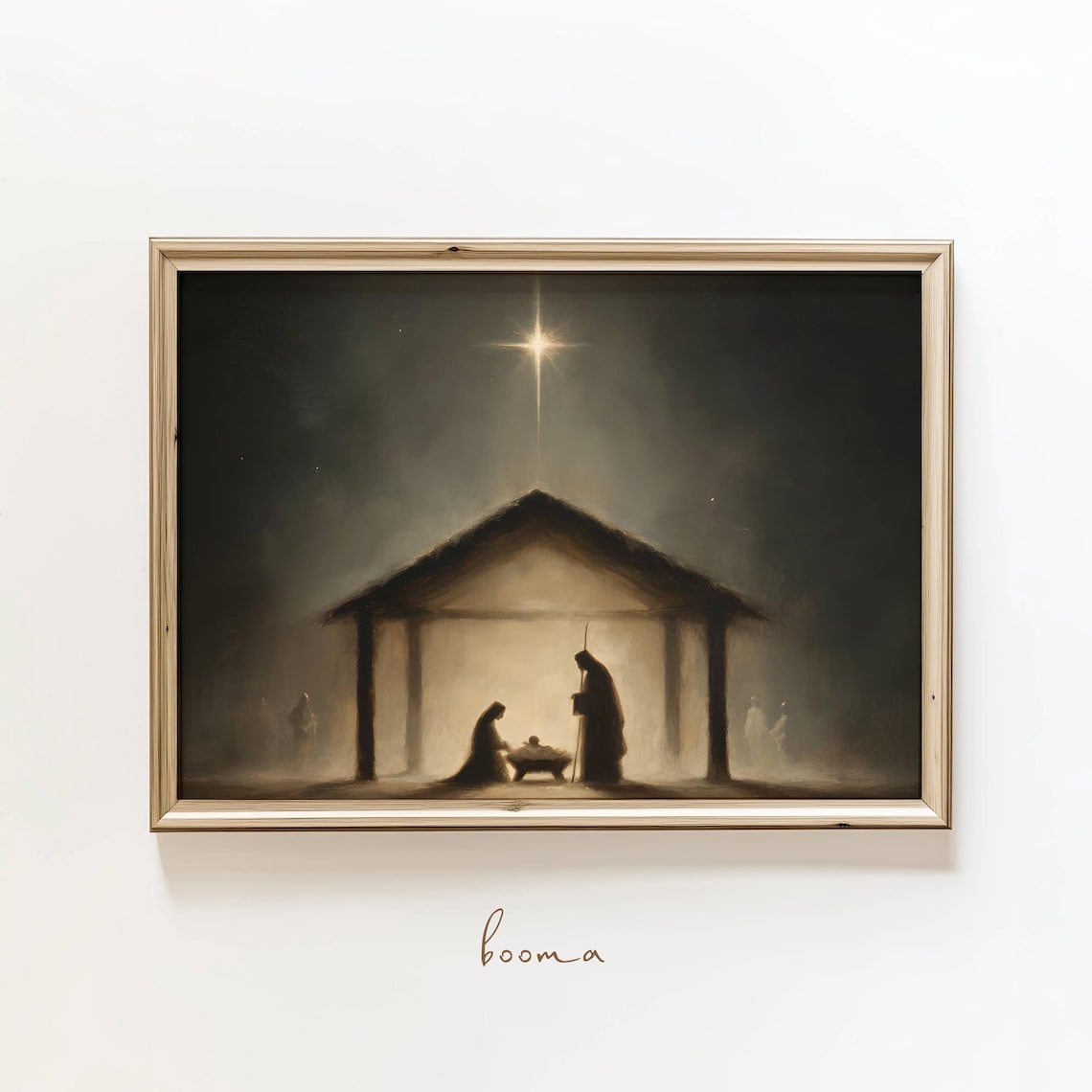 Christmas Nativity Manger Baby Jesus Poster