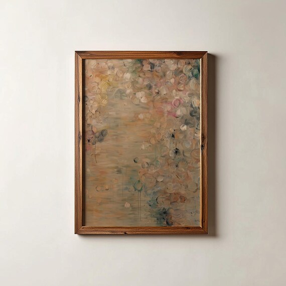 Abstract Wall Art Neutral Tones Printable Poster Serene Contemporary Decor For Modern Home