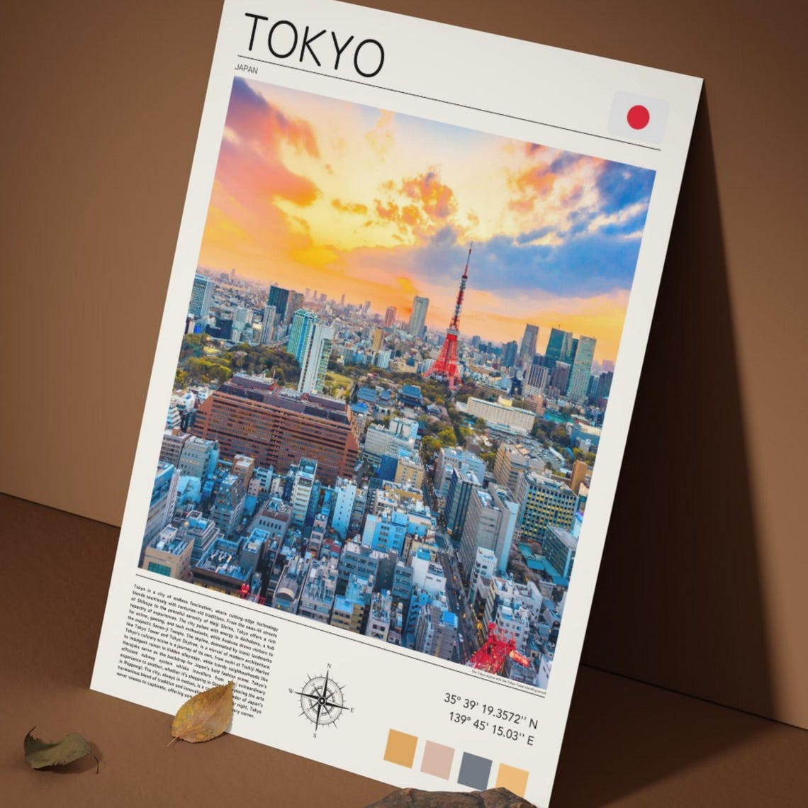 Tokyo Print Tokyo Wall Art Tokyo Travel Print Tokyo Skyline Poster Tokyo Japan Artwork Tokyo Cityscape Print Tokyo Art Print - Image 5