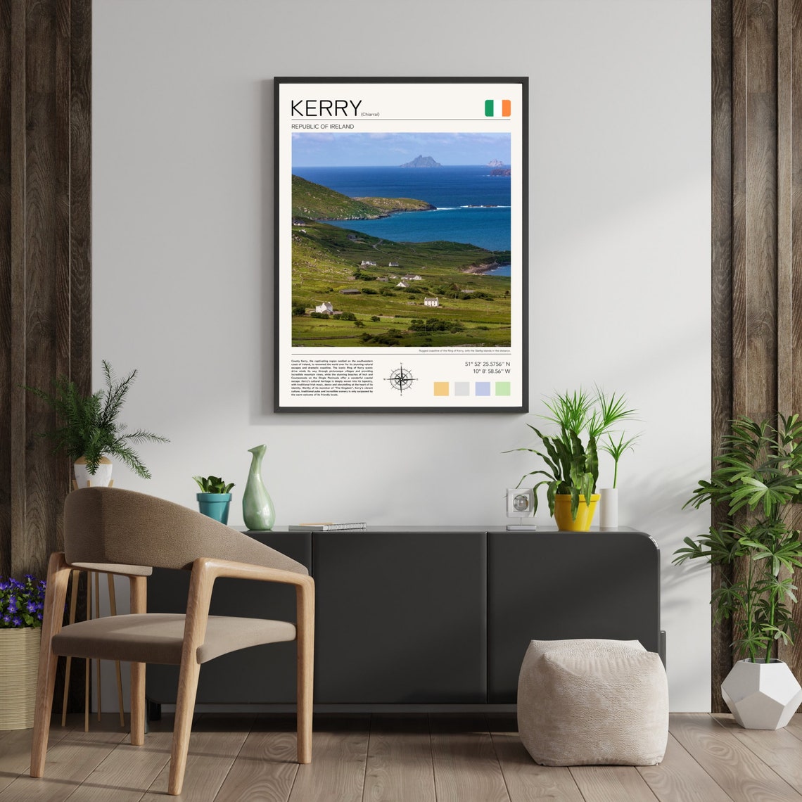 Kerry Ireland Emerald Coast Skellig Islands Ring of Kerry Poster - Image 2
