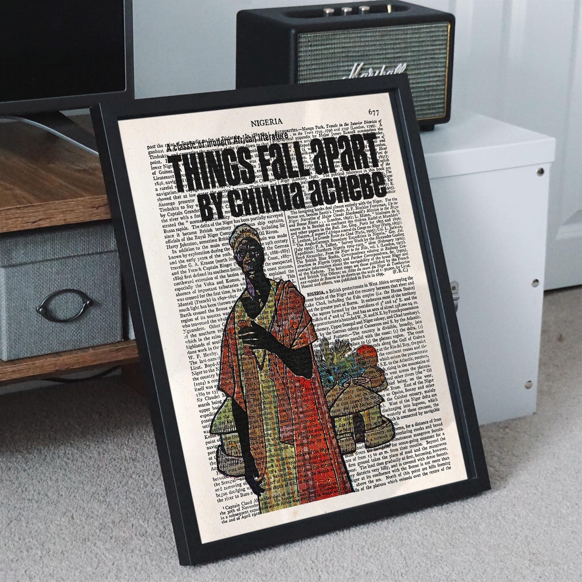 Things Fall Apart Chinua Achebe Classic African Literature Art Print - Image 4
