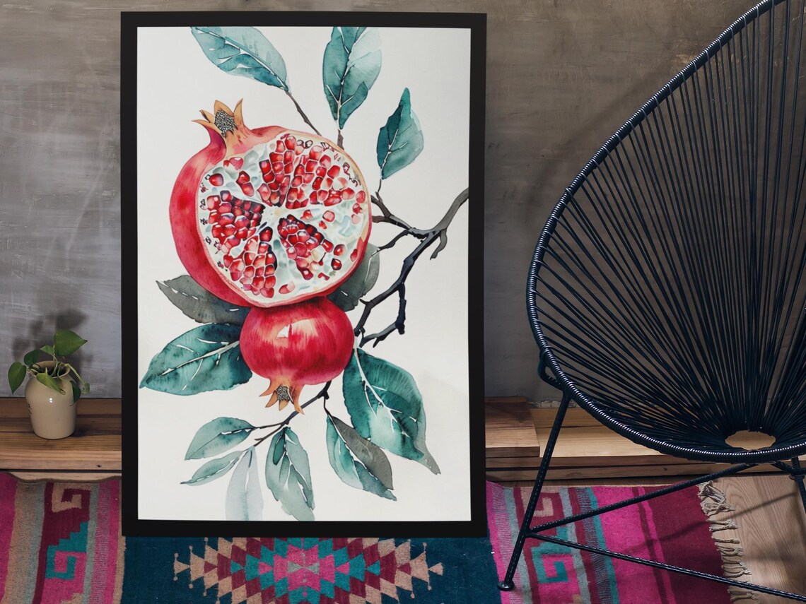 Vintage Pomegranate, Elegant Home Decor Gift - Image 5