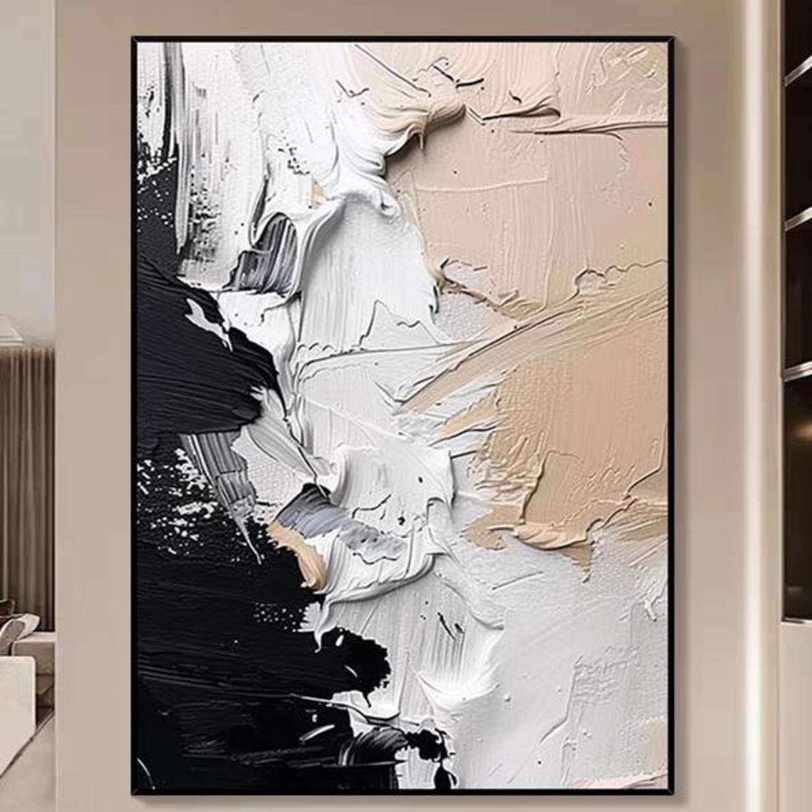 Abstract Acrylic Wall Art, Modern Personalized Art Print