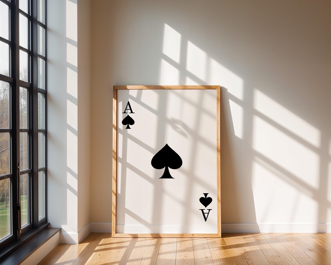 Ace Of Spades, Home Kitchen Office Decor - Image 6