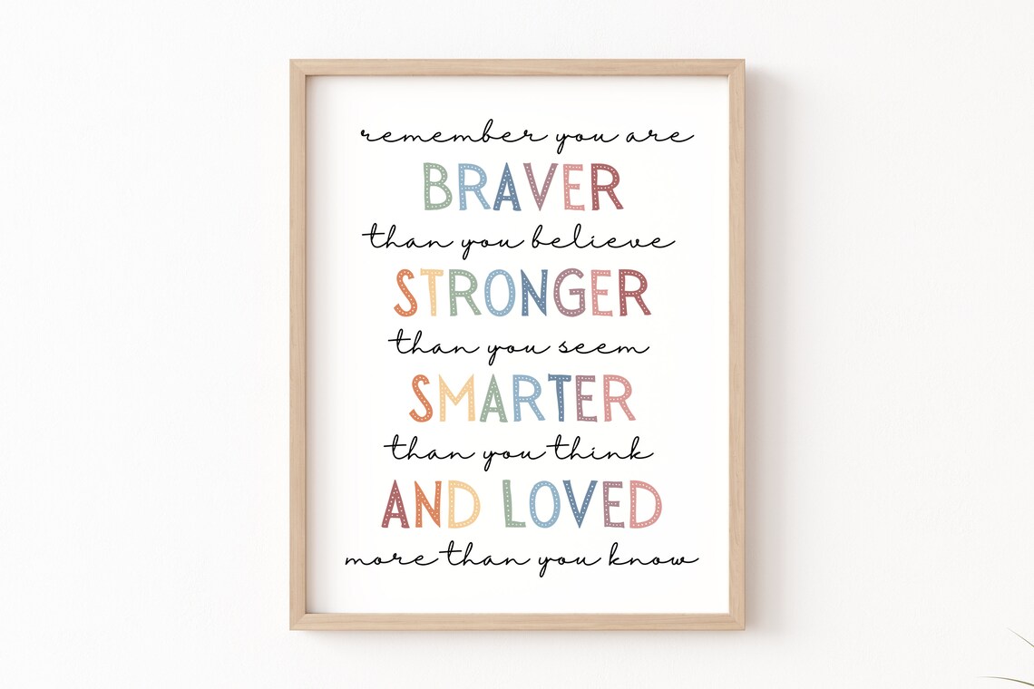 Winnie The Pooh Boho Classroom Quote Poster