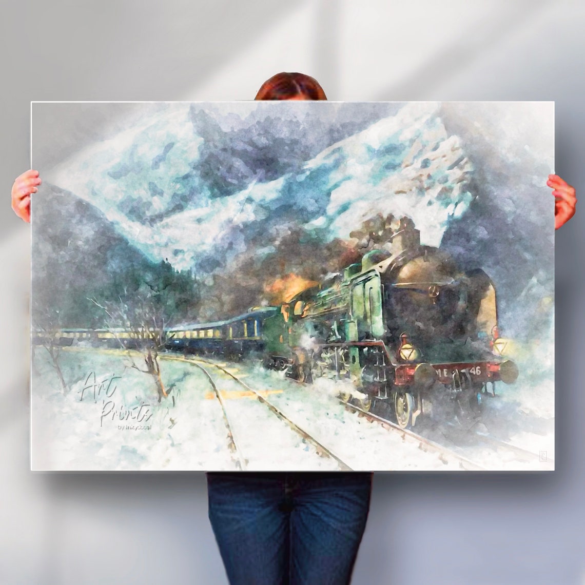 Orient Express Watercolour Style Poster