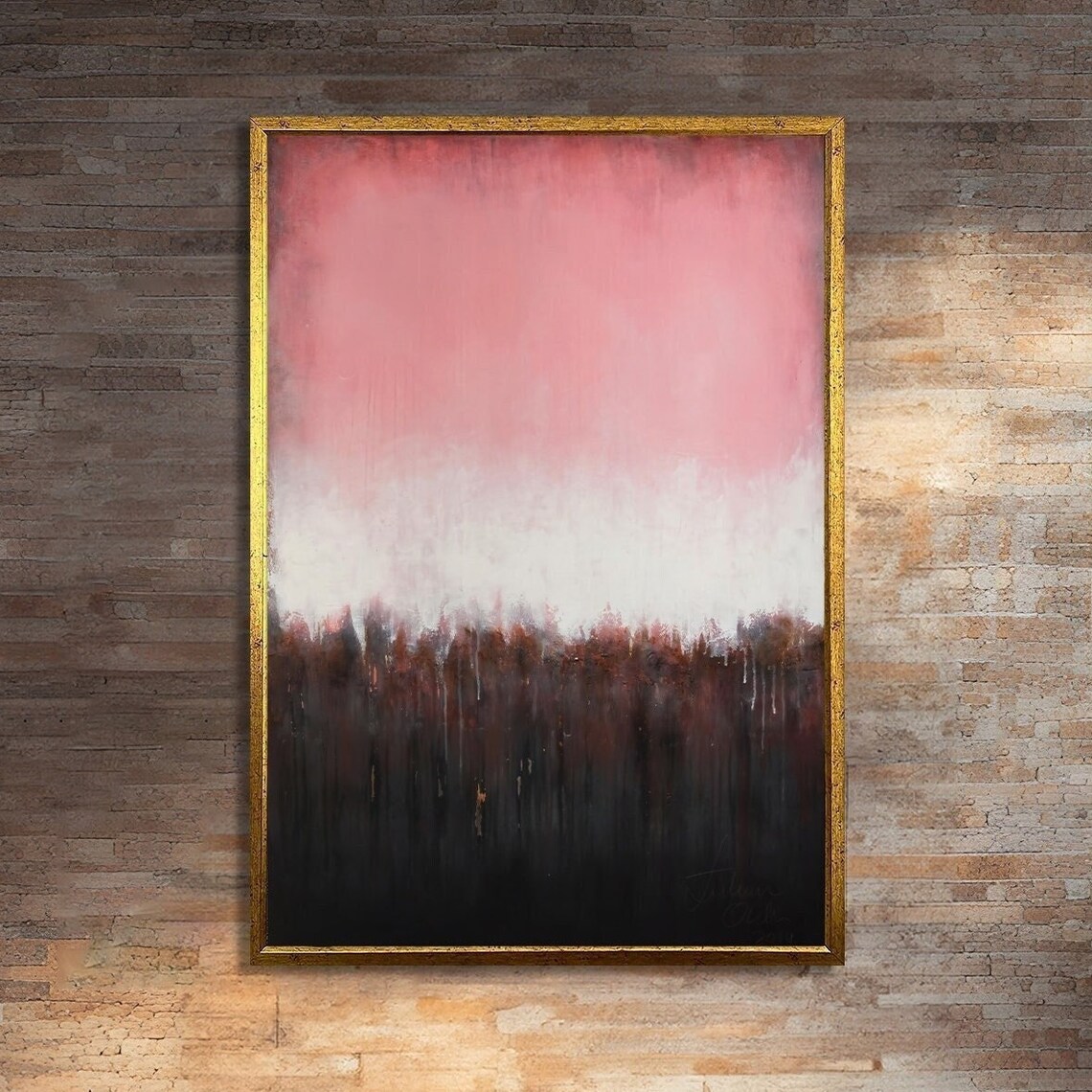 Modern Abstract Painting, Minimalist Home Decor