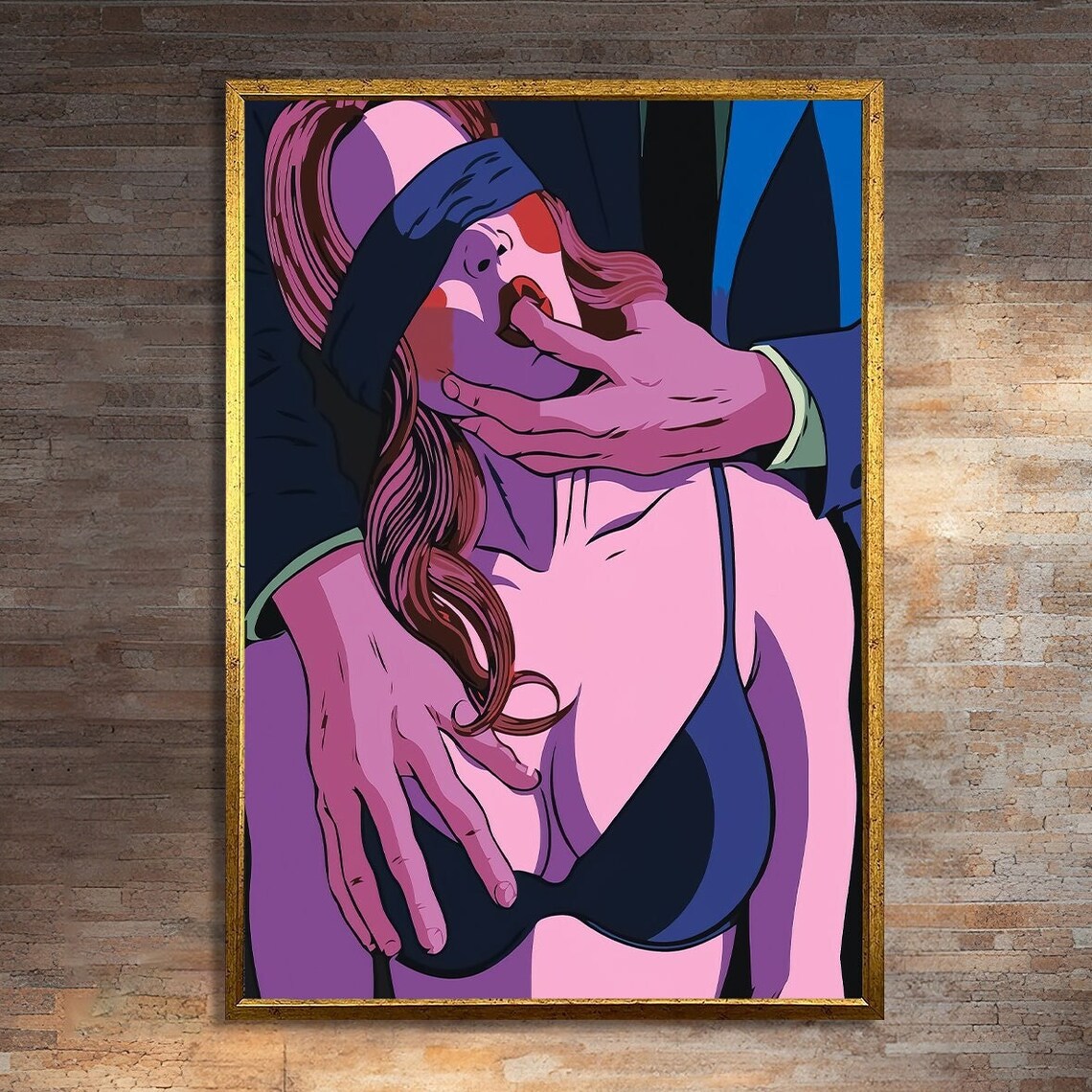Sensual Erotic Blindfold And Dominance, Modern Decor