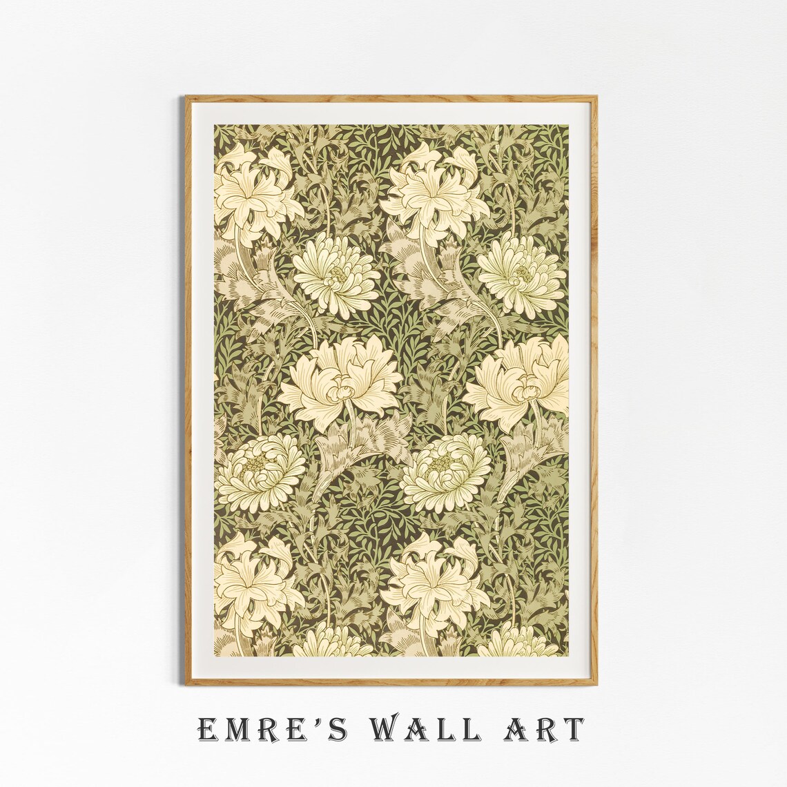Vintage Floral Pattern Art Print, Botanical - Image 4