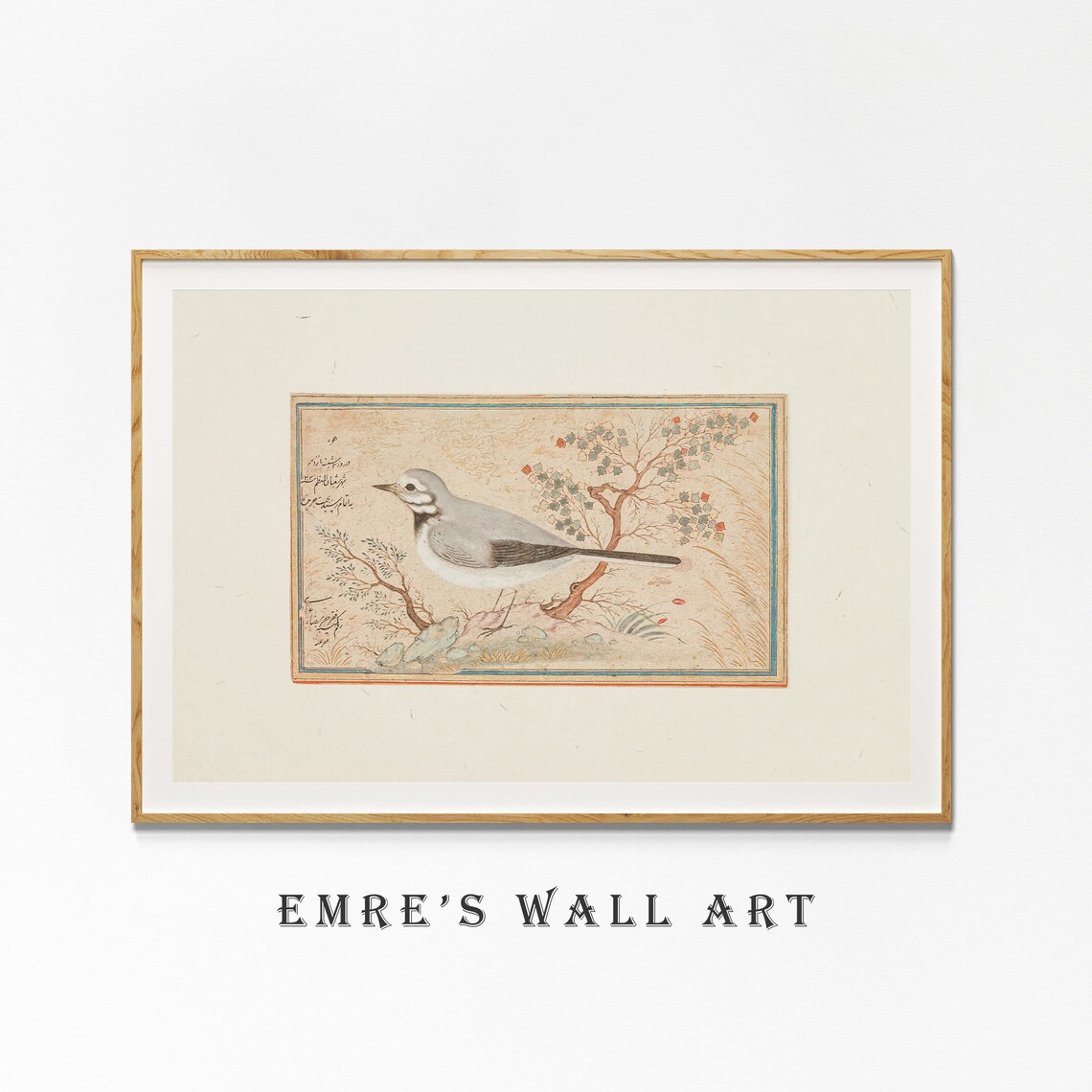 Vintage Bird Drawing Print, Rustic Nursery Decor - Image 4