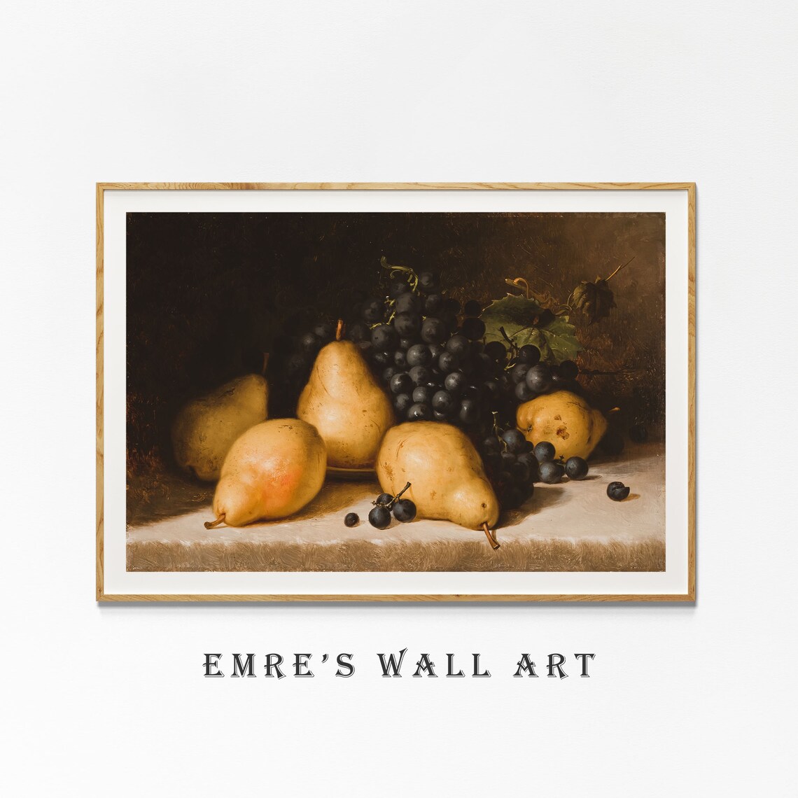 Vintage Kitchen Still Life Pear Art Print - Image 4
