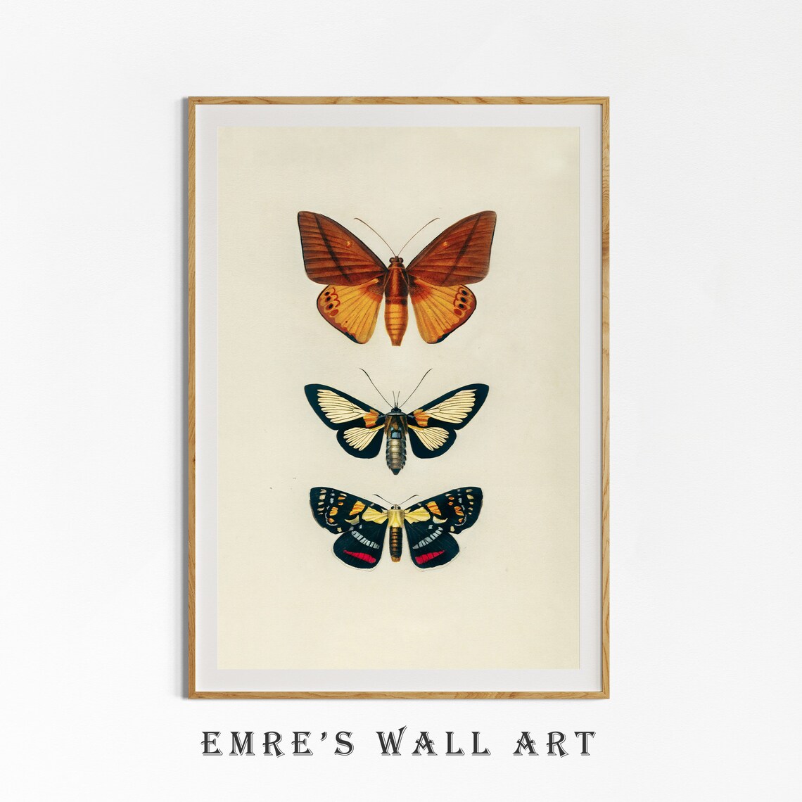 Boho Butterfly Print, Vintage Butterfly Art Print - Image 4
