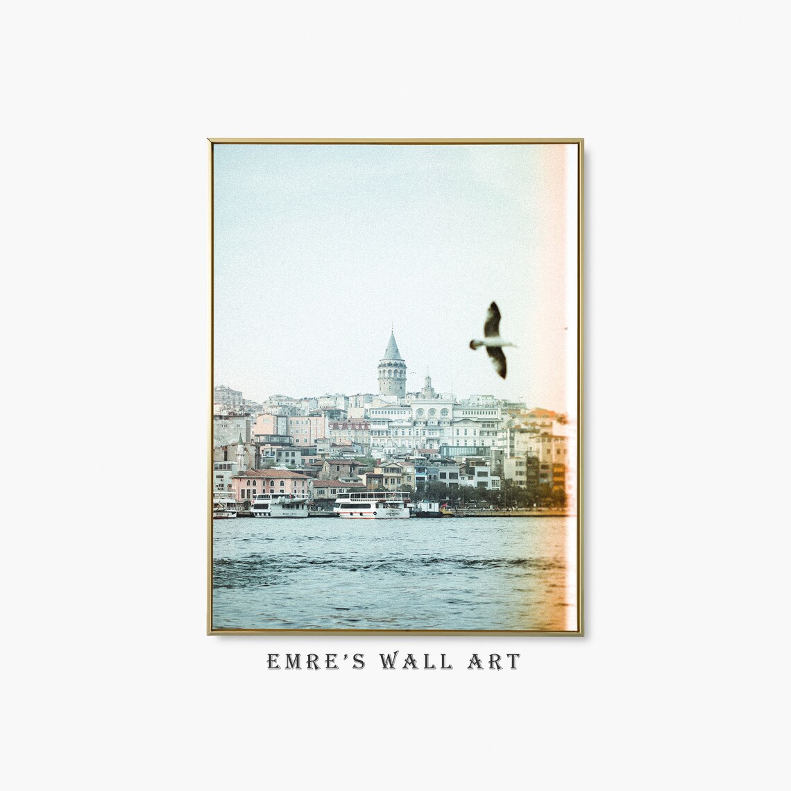 Istanbul Analog Photo Print, Modern Farmhouse Landscape