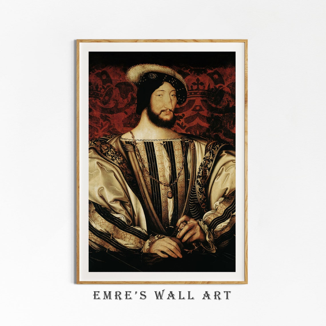 King Francis I Renaissance Portrait Antique Royal Painting Poster - Image 4