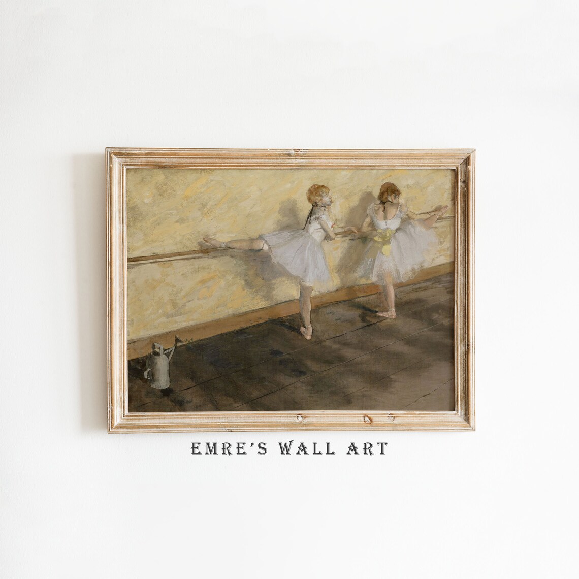 Edgar Degas Dancers Practising At The Barre Ballet Ballerinas Art Poster - Image 2