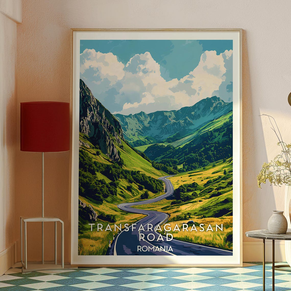 Transfagarasan Road Romania Winding Mountain Drive Travel Poster - Image 2