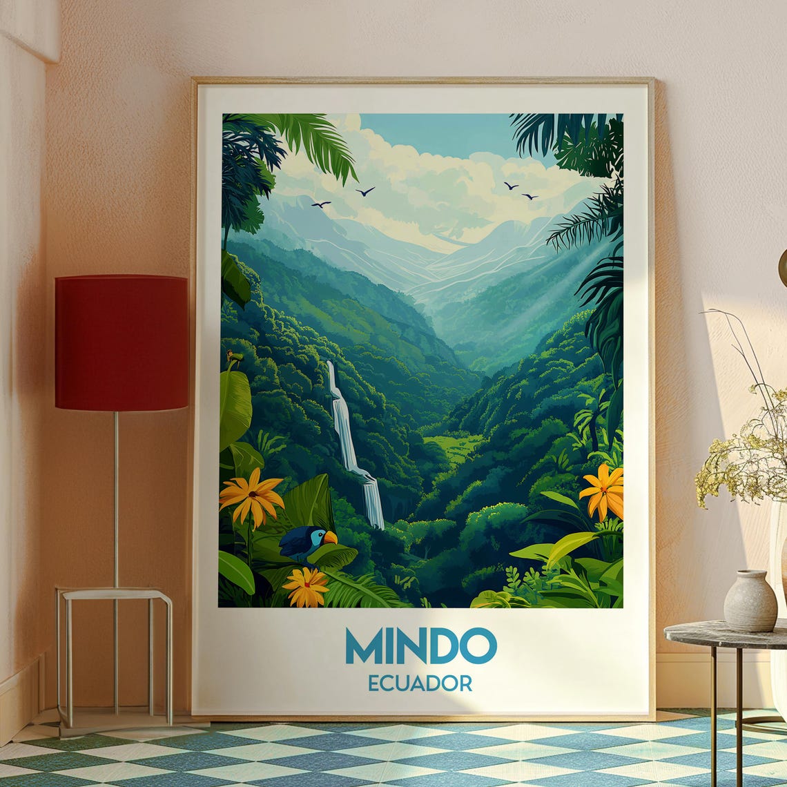 Mindo Poster Ecuador Art Travel Print Wall Backpacking South America - Image 2