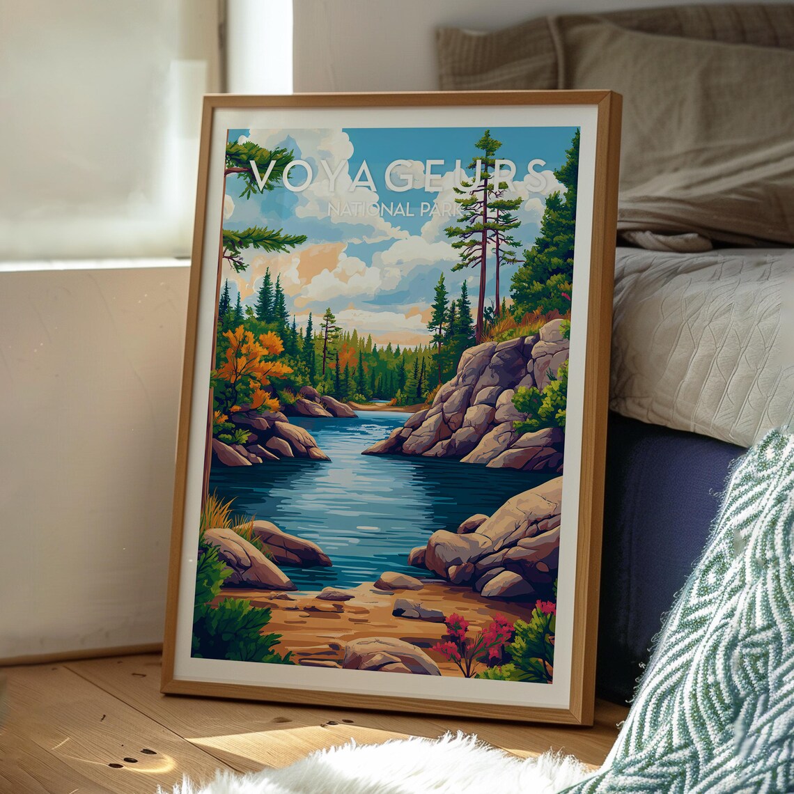 Voyageurs National Park Minnesota Forest Lake Pines Wilderness Poster - Image 3