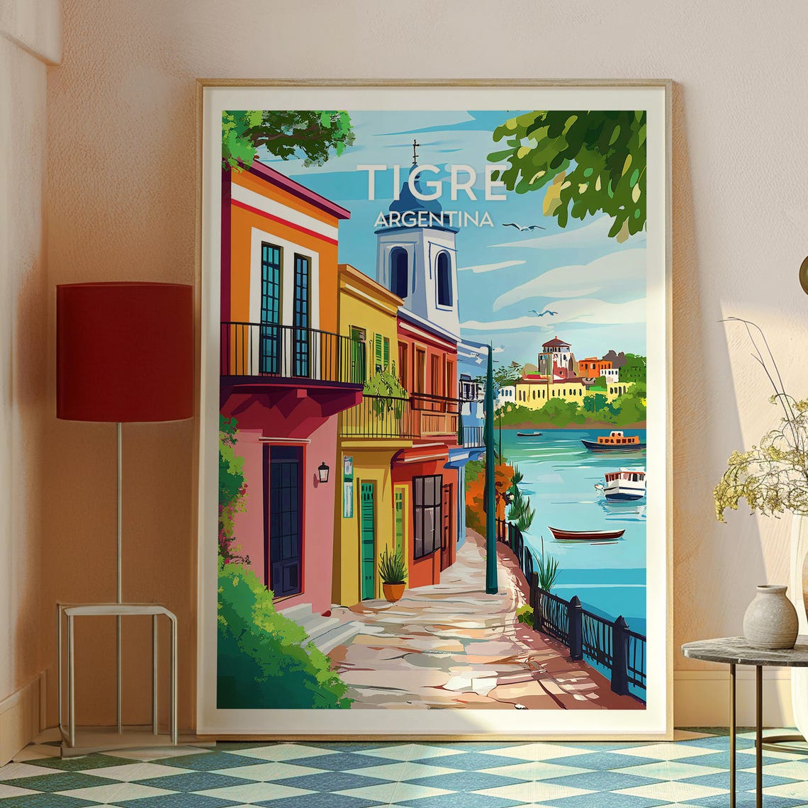 Tigre Travel Print Argentina Wall Art Buenos Aires Poster Gift For Traveller - Image 2